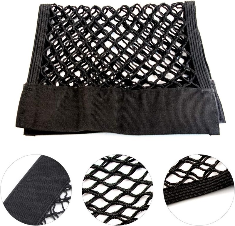 2 Pack Mesh Cargo Net Stretchable Elastic Car Storage Organizer Pouch Universal