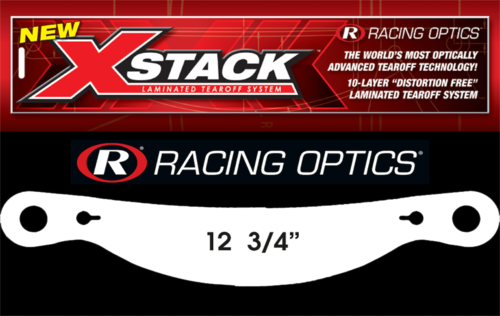 Racing Optics 10209C 2 mil Laminated Tearoffs XStack 10 (Clear)