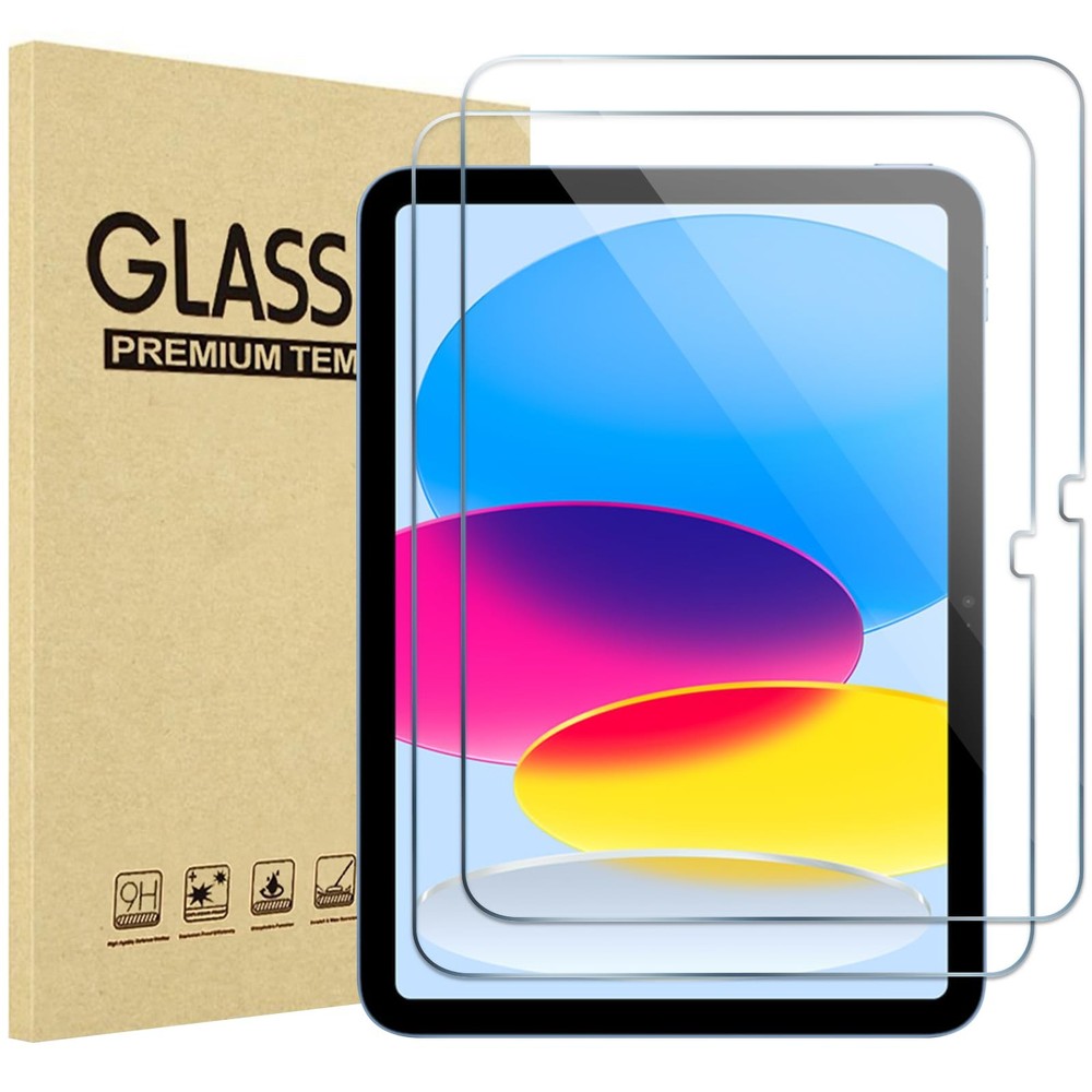 ProCase 2 Pcs Screen Protector for iPad A16 2025 2 Protector, Clear