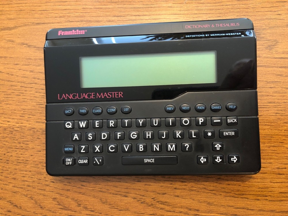 Franklin Language Master LM-3500 Electronic Dictionary & Thesaurus TESTED