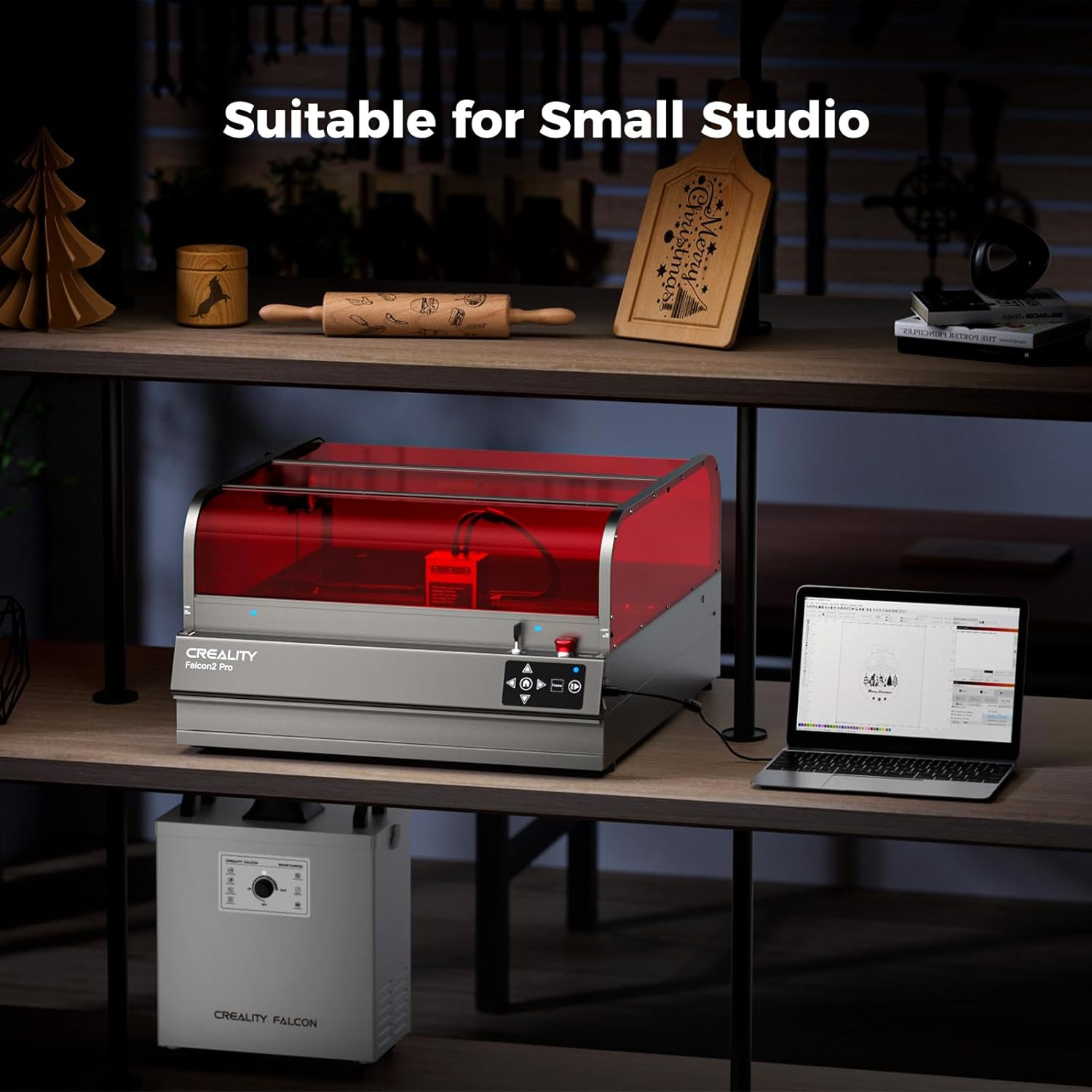 [Open Box]Creality Falcon2 Pro 22W Laser Engraver All-in-One Kits