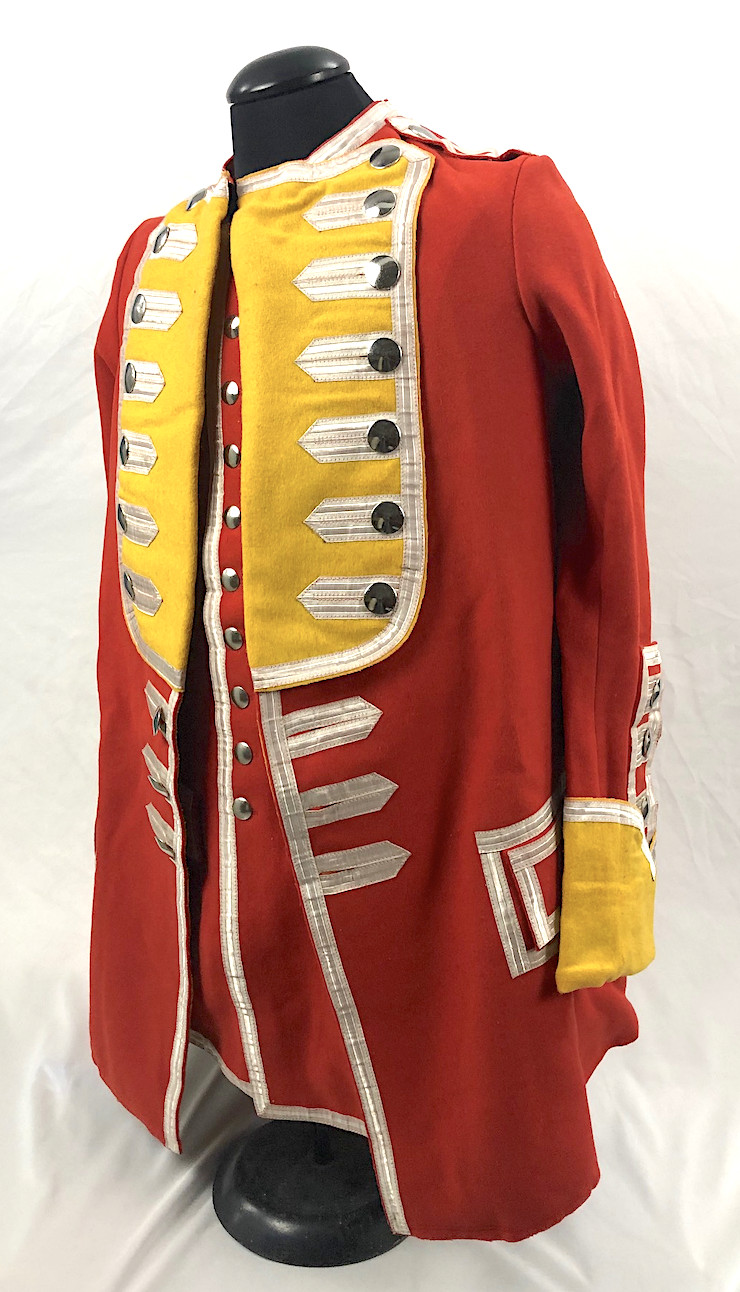 French & Indian War Officer's Coat - 44th Regiment Size 46 / XL