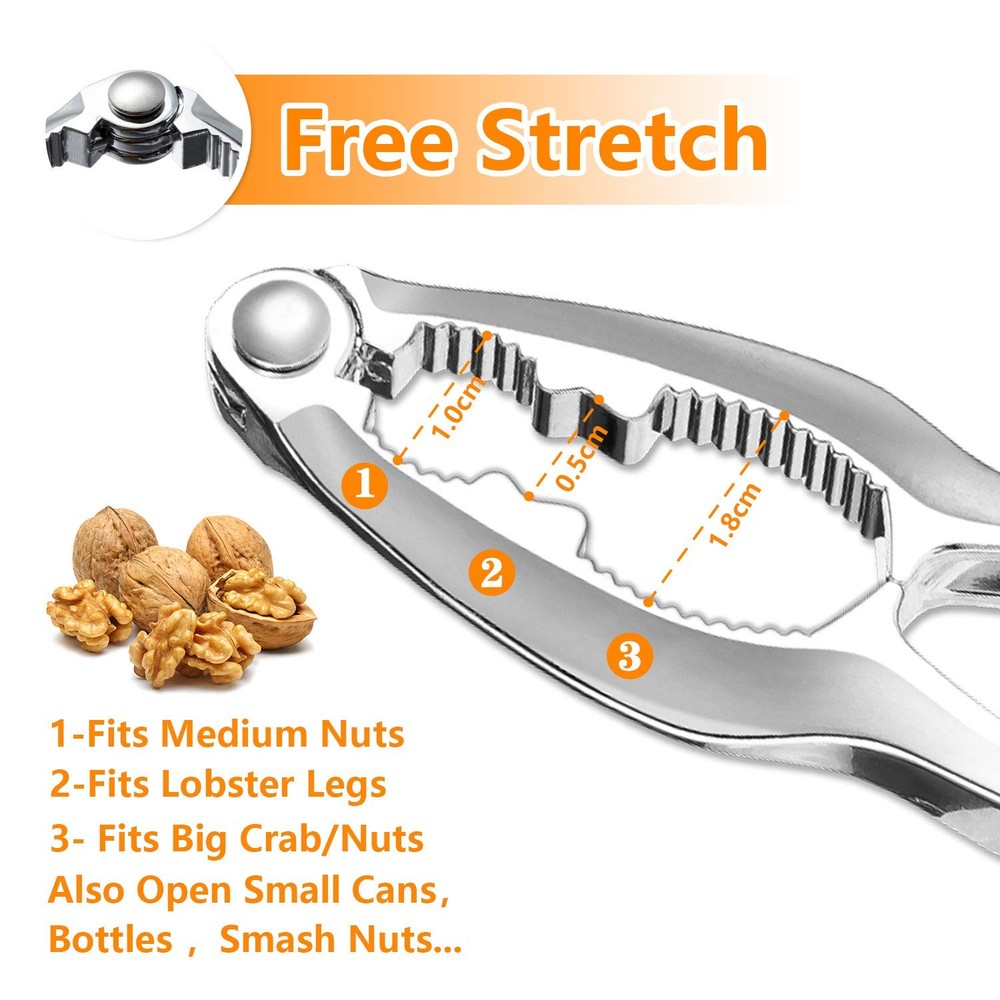 4 Pack Crab Leg Crackers Seafood Lobster Shellfish Tool Set