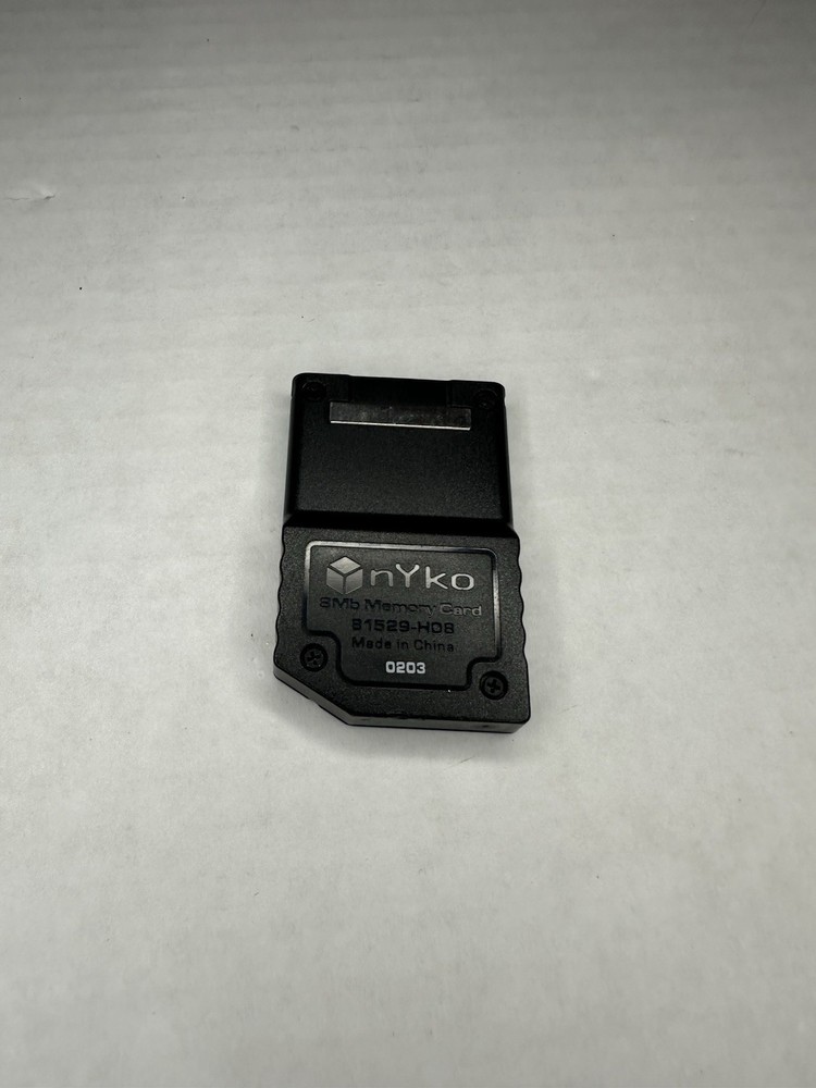 Nyko 8MB Memory Card Black for Nintendo GameCube