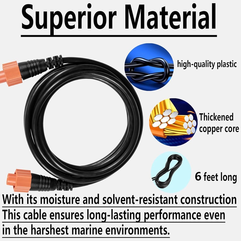 3005.6855 Replacement for Lowrance 6Ft Ethernet Crossover Cable