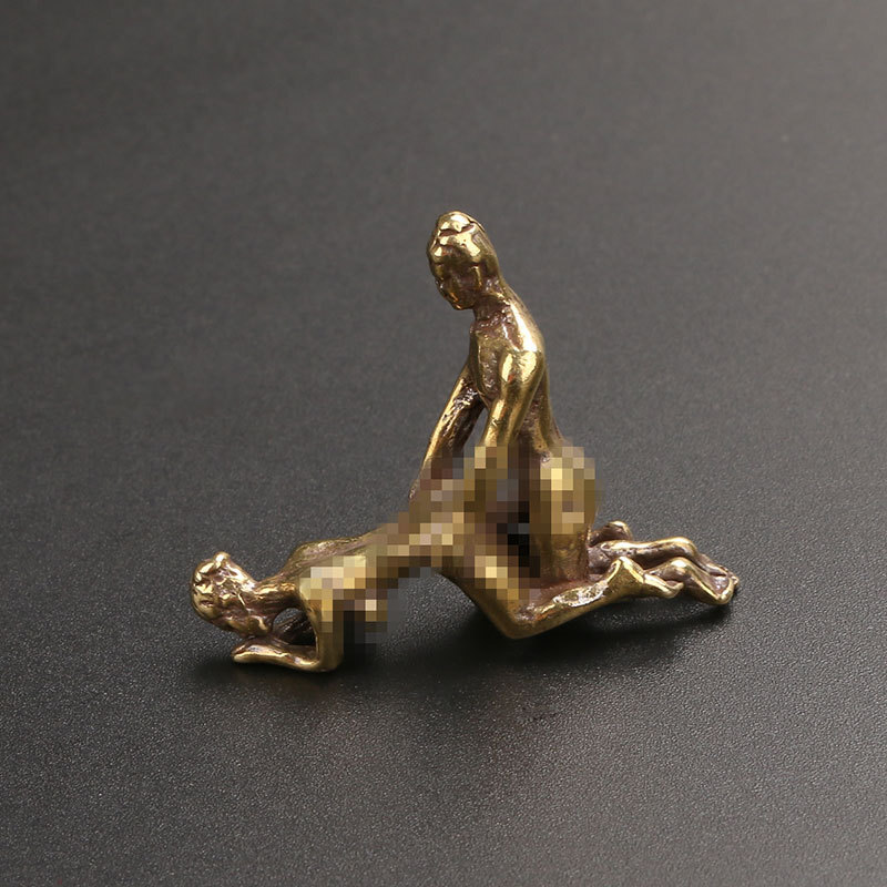 Hot 5pcs/set ornaments bronze small bronze figures personalized creative artwork