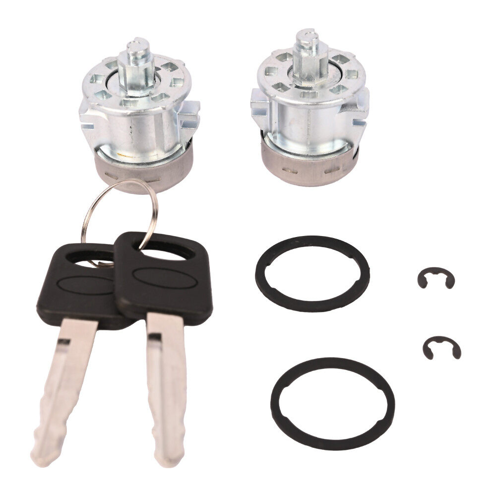 Door Lock Cylinder & Keys Fits For Ford F350 F150 F250 Super Duty 7C3Z1521990A