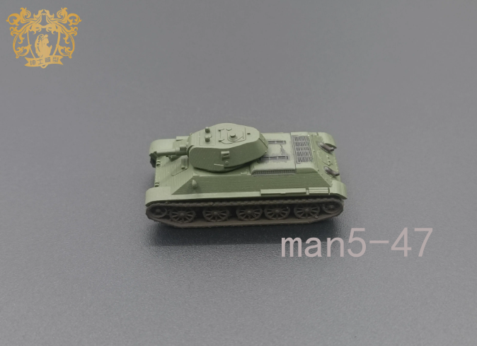 3D Printed Model 1/144 Soviet A-32 Medium Tank Finished Model