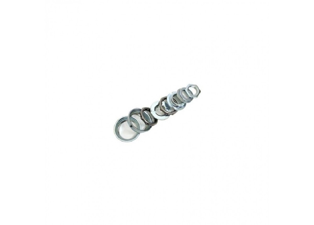 BMX one piece crank bottom bracket silver