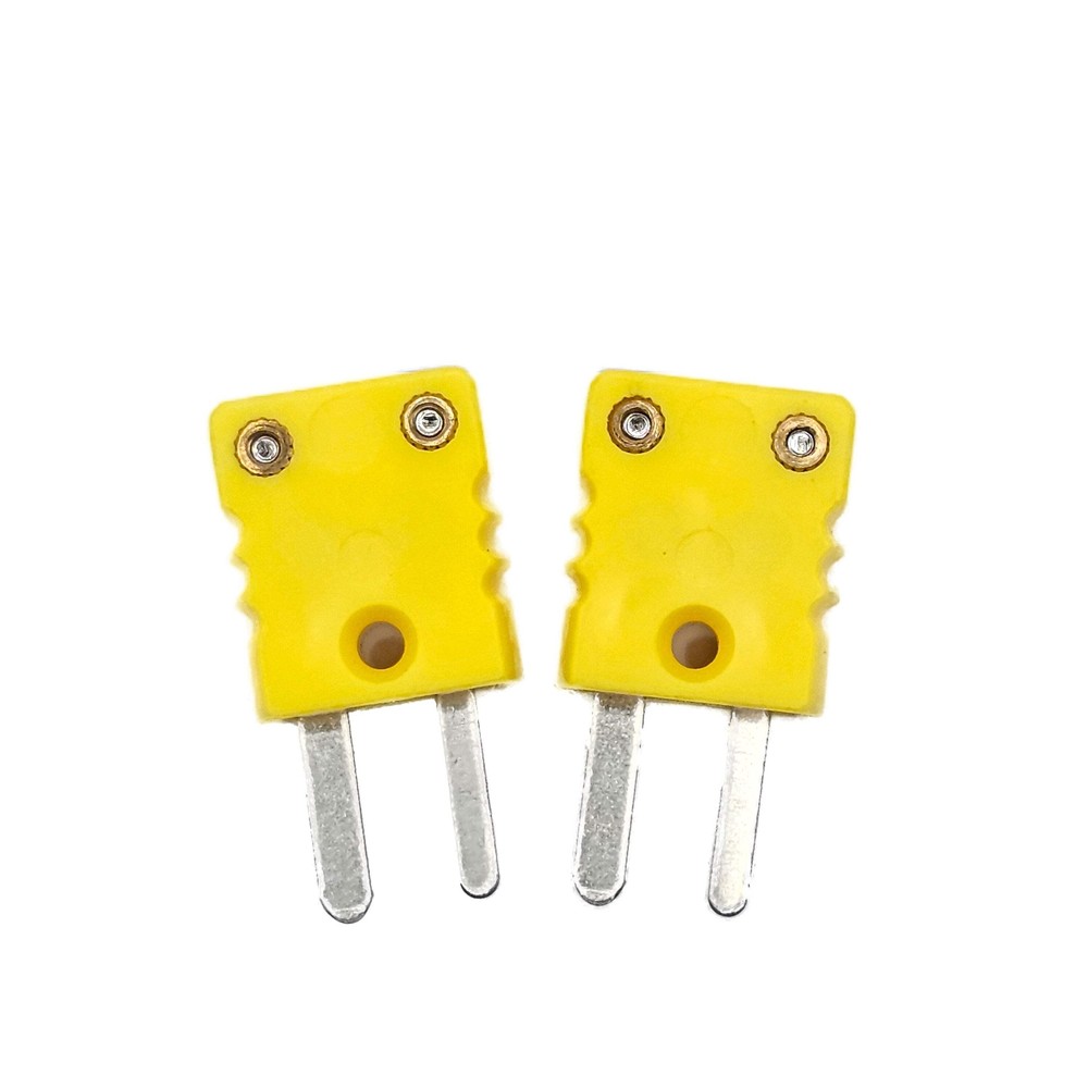 Type K Mini Thermocouple Connector - Male, 2-Pack