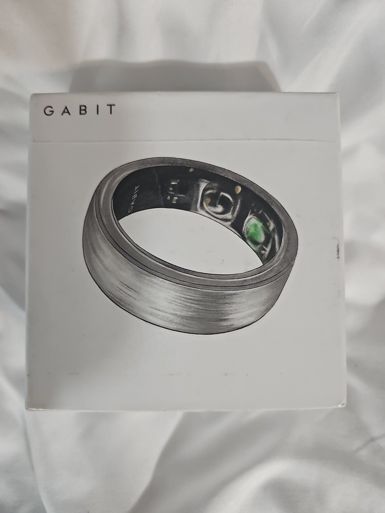 Gabit Smart Ring – Size 07 – Silver – New-Open box