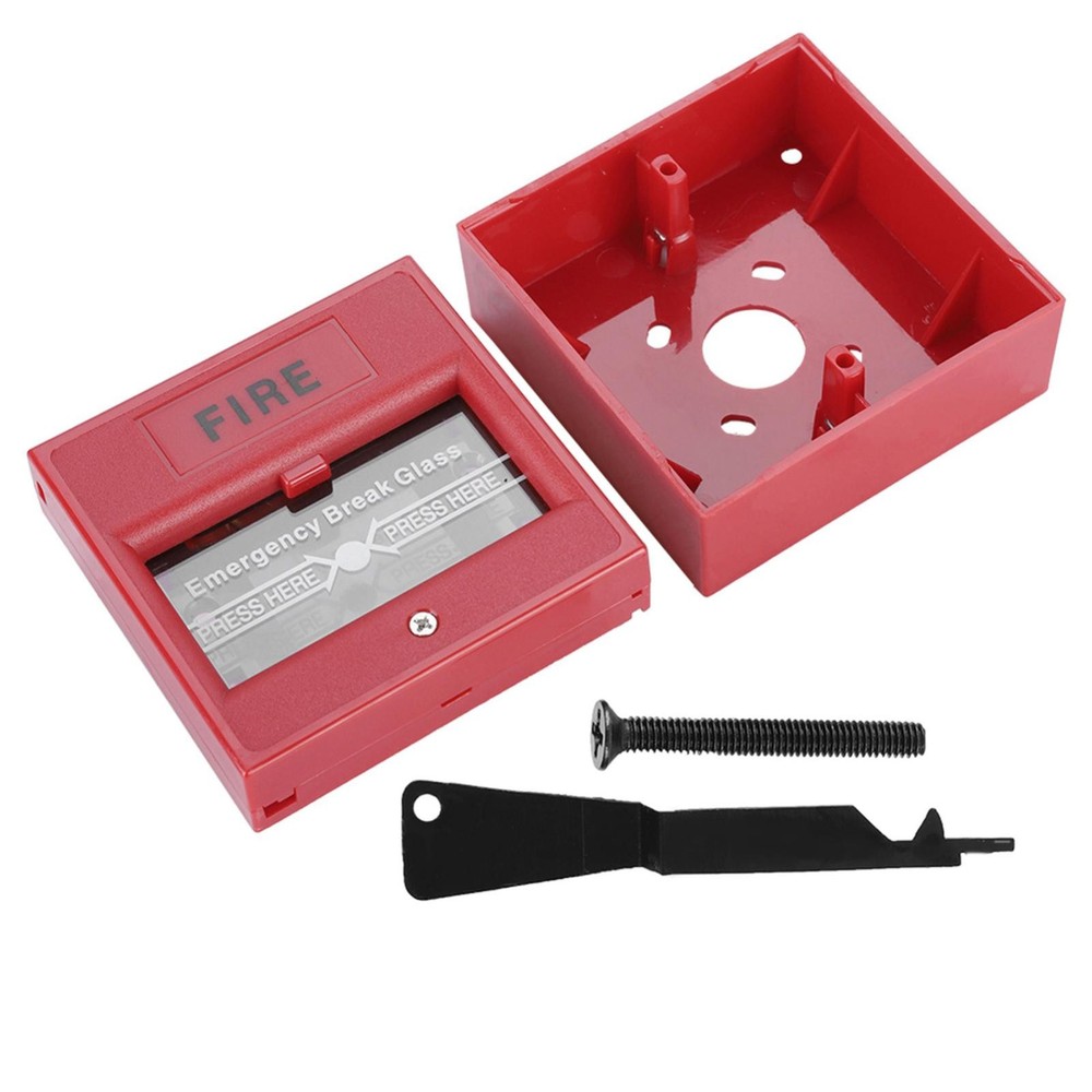 Emergency Door Release Glass Break Alarm Button Fire Alarm Exit Release Switch b