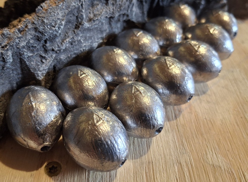4 Oz Egg Weights - Texas Rig Decoy Weights - Per Dozen (Qty - 12)
