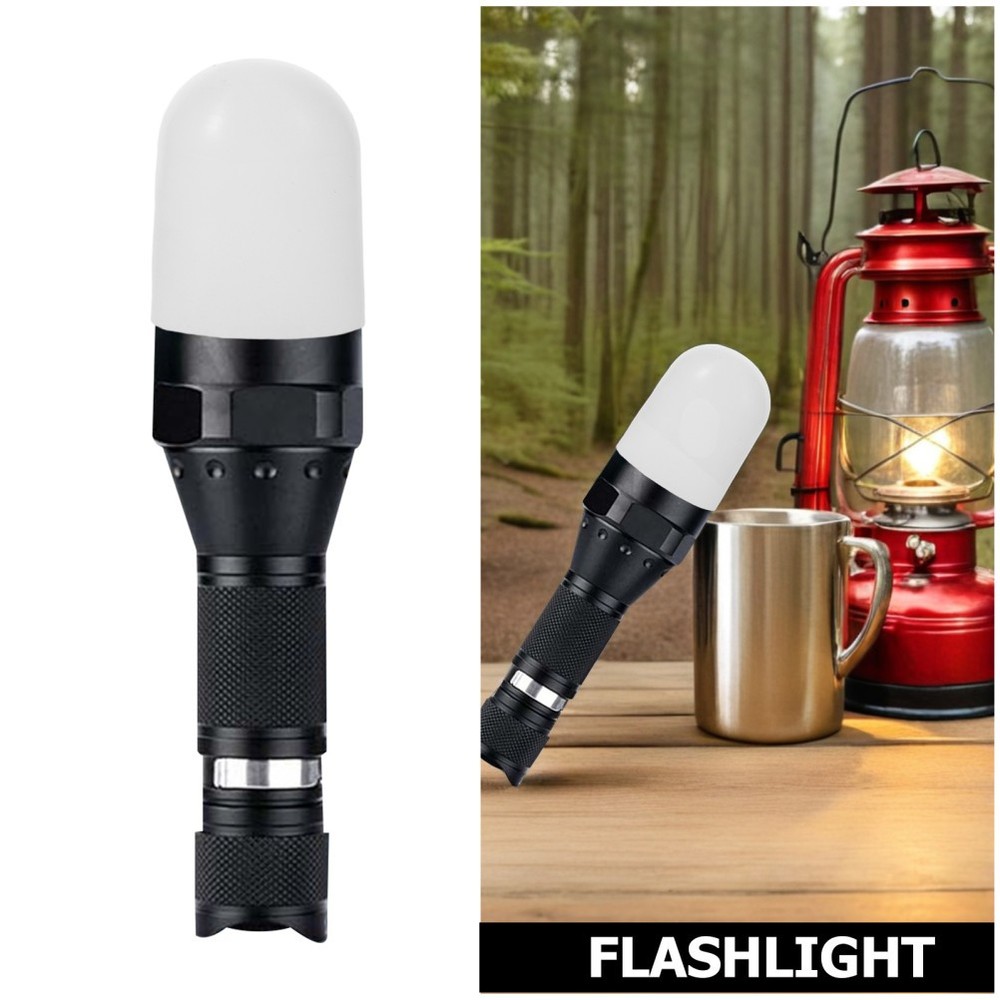 White Diffuser Caps Indoor Reading Lighting Dome Flashlight Cover Filter