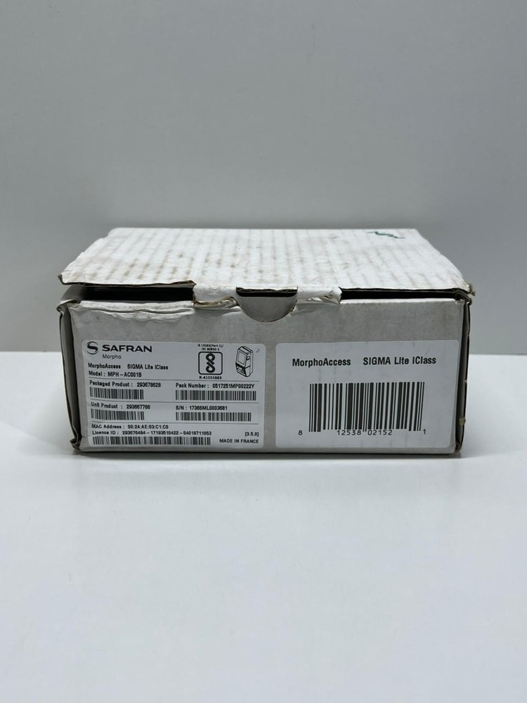 Safran MorphoAccess SIGMA Lite MPH-AC001B iClass Biometric Access Control