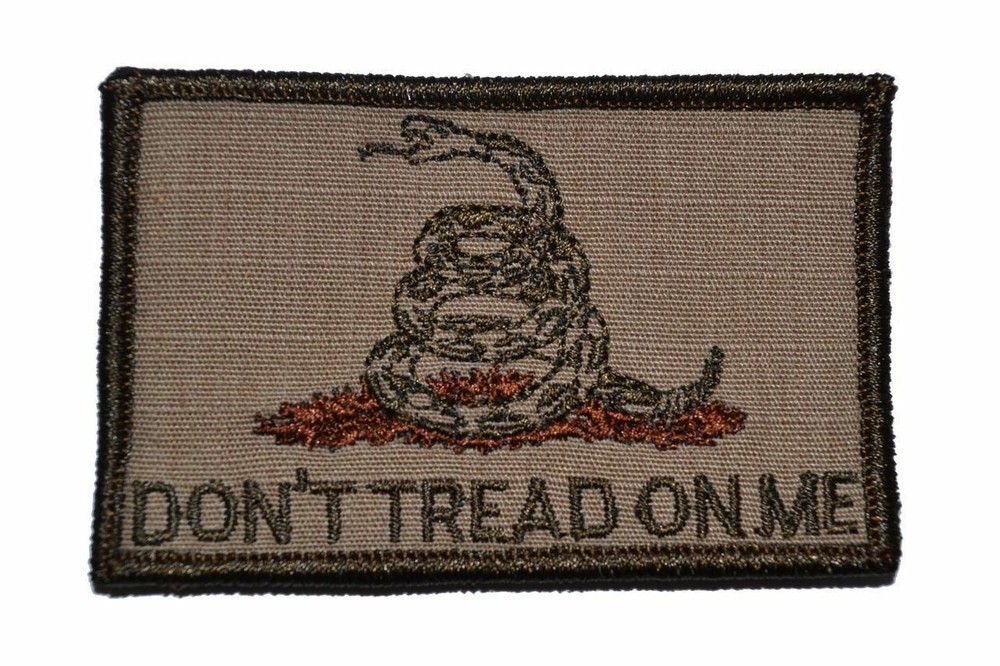Don't Tread on Me Gadsden Snake - 2x3 Patch