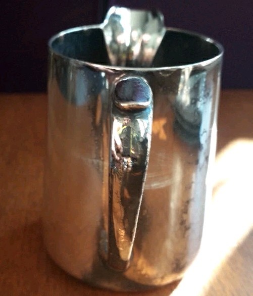 Vintage Solid Silverplate Small Jug 9x7cm 231gram B2