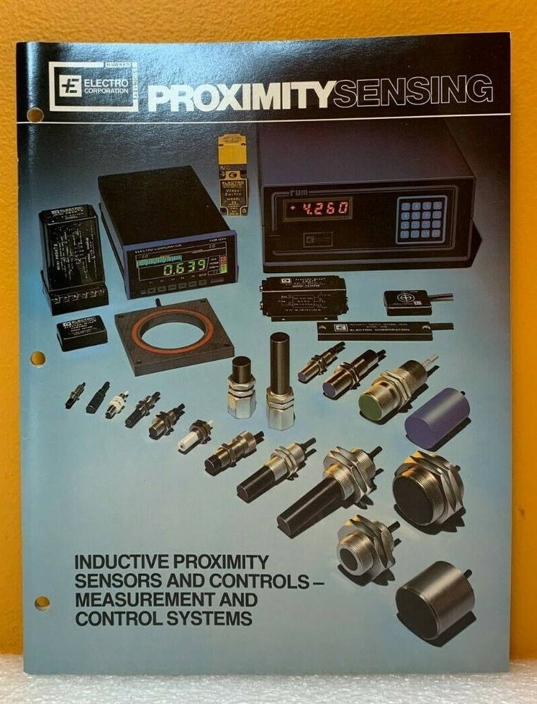 Electro Corporation 1988 Proximity Sensing Catalog.