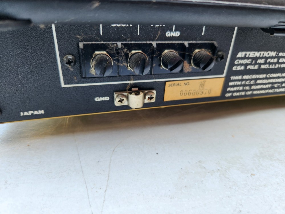 Vintage SAE Two T14 Digital Tuner Powers On