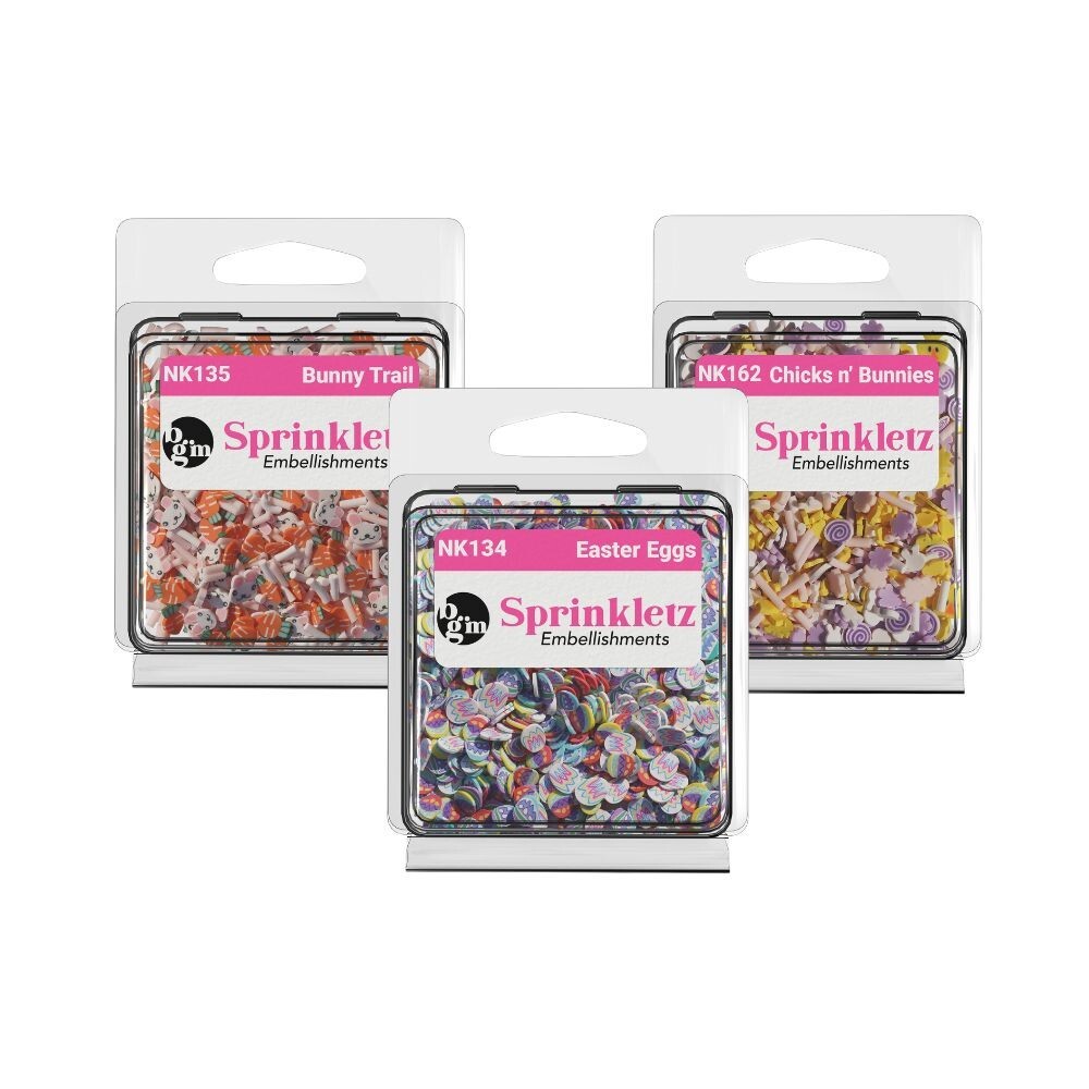 Sprinkletz Easter Bundle Tiny Polymer Clay Pieces for Crafts