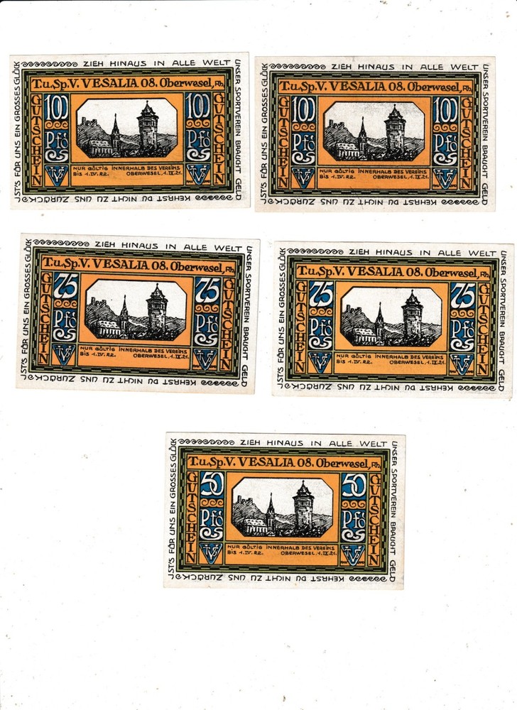 OBERWESEL 5 NOTES