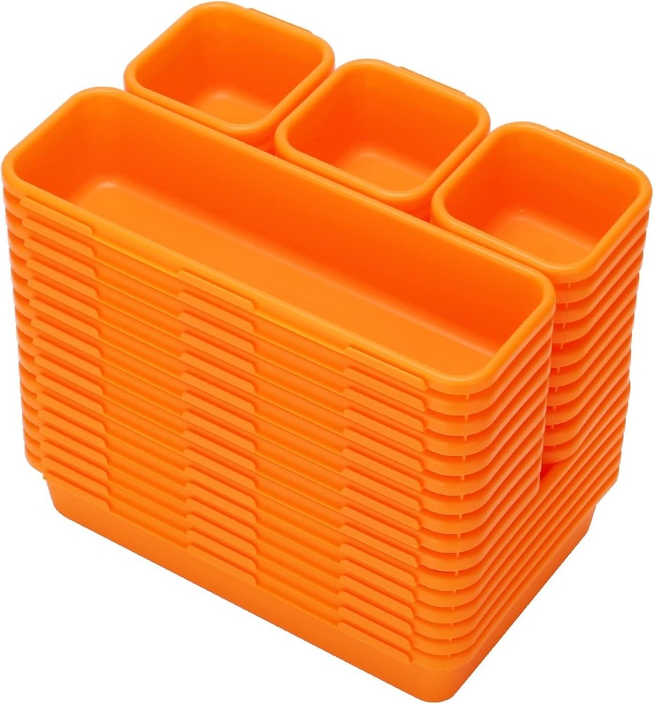 Durable 42-Compartment Tool Tray Set - Perfect for Workbenches and DIY Projects