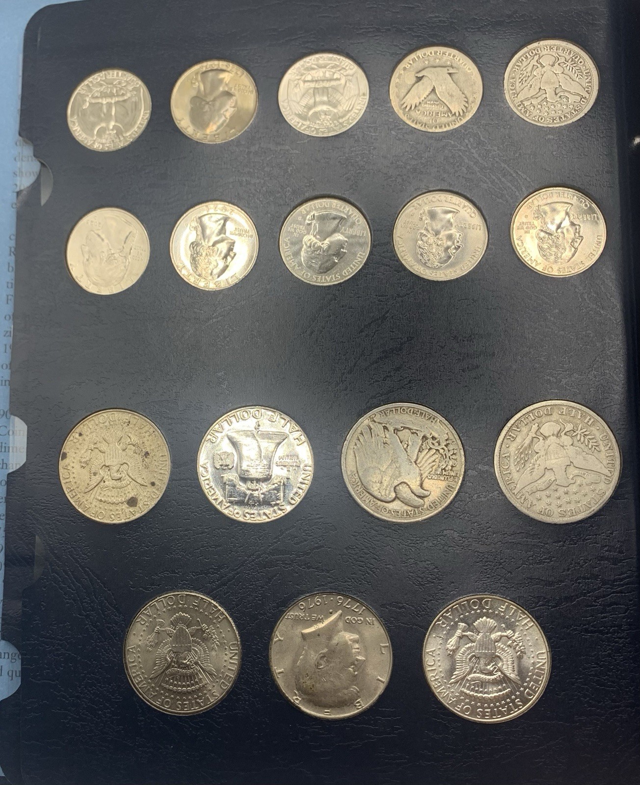 COMPLETE US 20th & 21st Century Type Coin Set W/Album SILVER BU COINS 26-S Peace