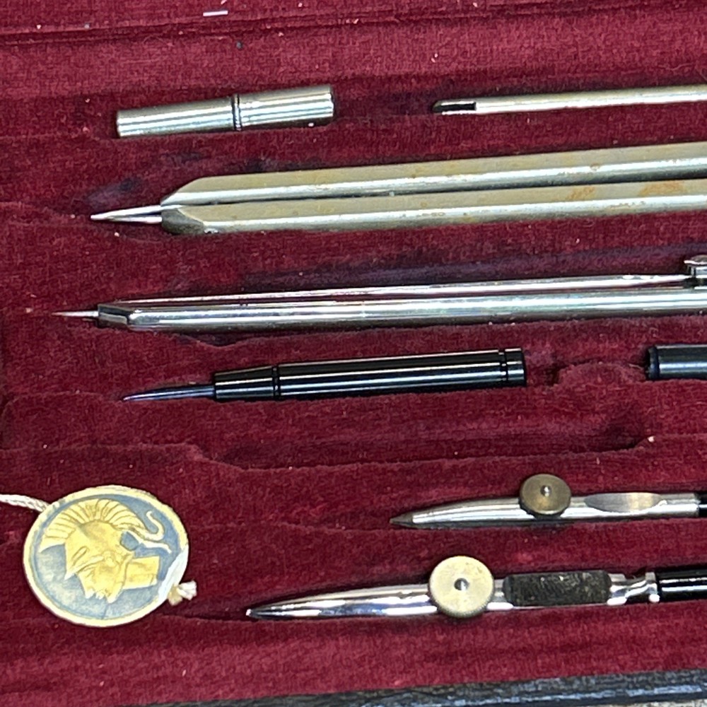 Vintage Staedtler Mars Precision Drafting Tool Set-#20455-Made In Germany