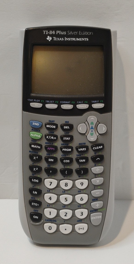 2011 Texas Instruments Ti-84 Plus Silver Edition Graphing Calculator - Tested