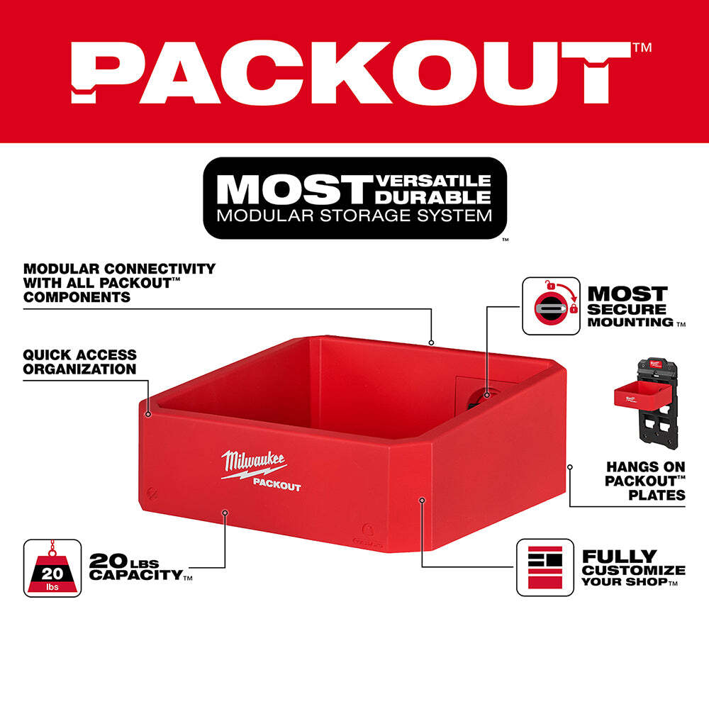 Milwaukee 48-22-8347 PACKOUT Reinforced Compact Shelf