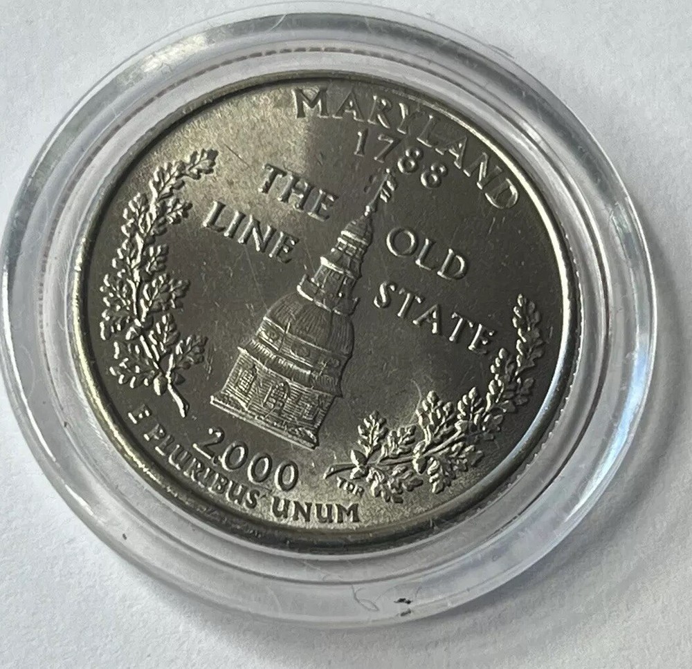 2000-P Maryland 25C State Quarter Uncirculated Mint