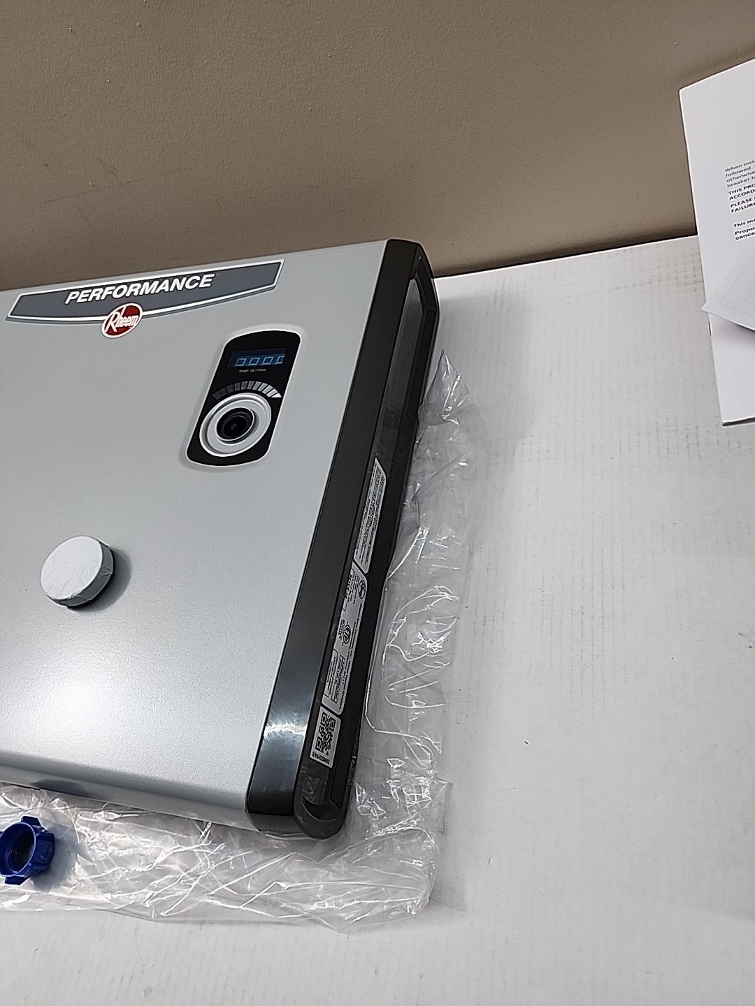 Rheem Performance 36 kW 240V Self-Modulating Electric Tankless Water Heater