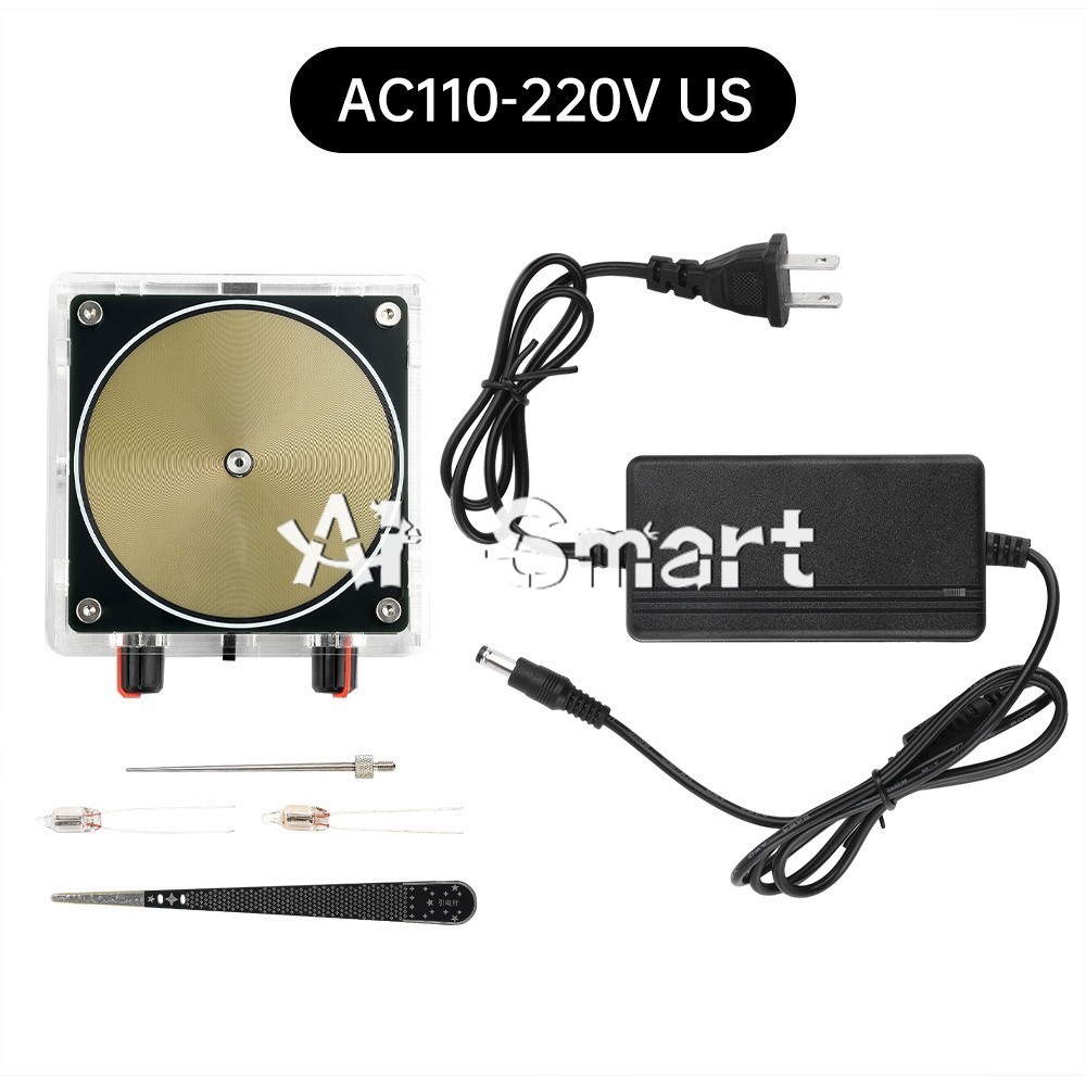 Bluetooth Music Tesla Coil Plasma Loudspeaker Touchable Artificial Lightning DIY