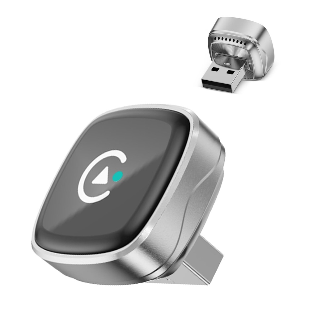 2026 Ultra Mini Wireless Carplay Adapter for iPhone & Android Auto, USB for A...