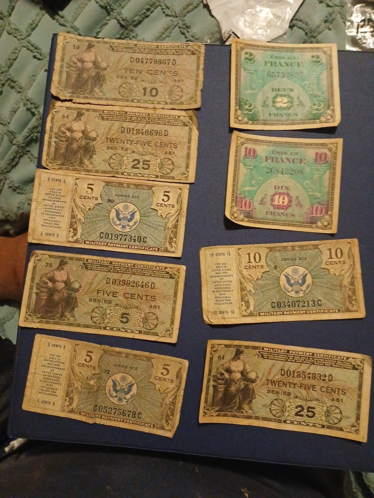 MILITARY PAYMENT CERTIFICATES Lot