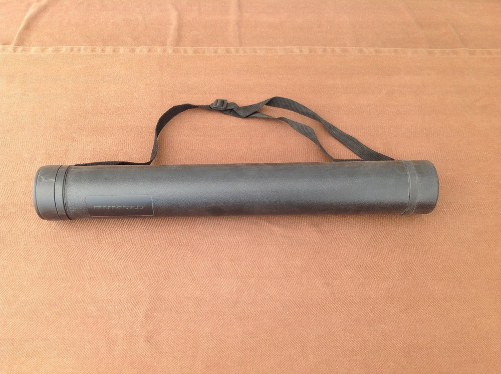 Rumold Black Plastic Expandable Telescoping Poster/Document Storage Tube