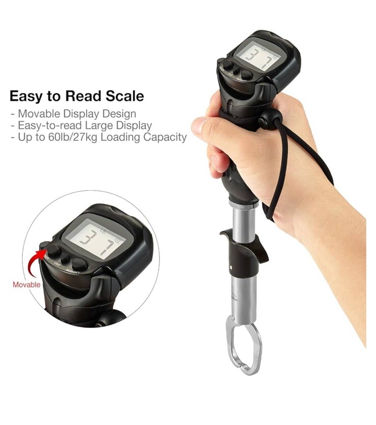 Piscifun Fish Gripper with Digital Fish Scale Memory Function Fishing Scale