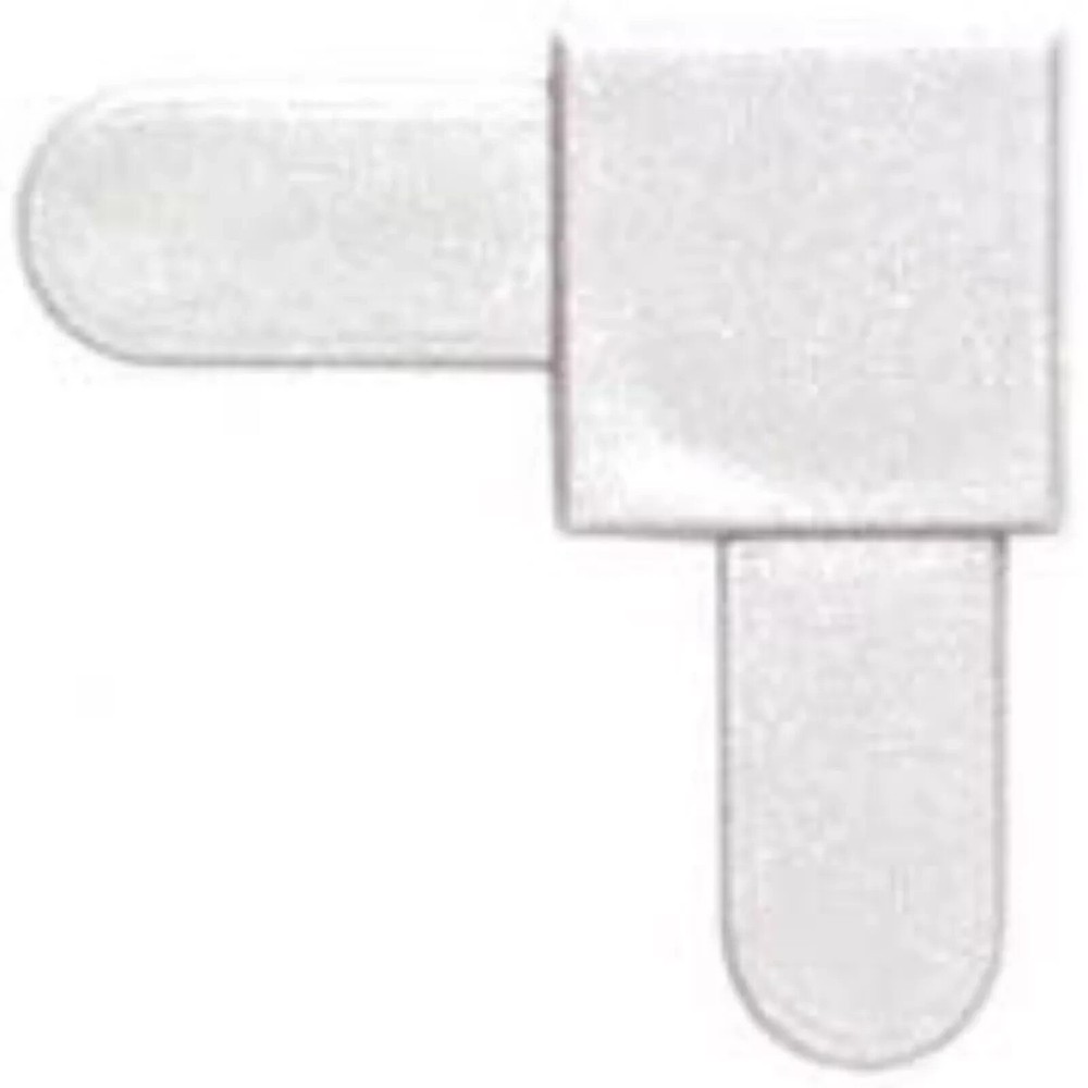 Plastic Mobile Home Window White Screen Frame Corners (20 Pack) Replacement Part