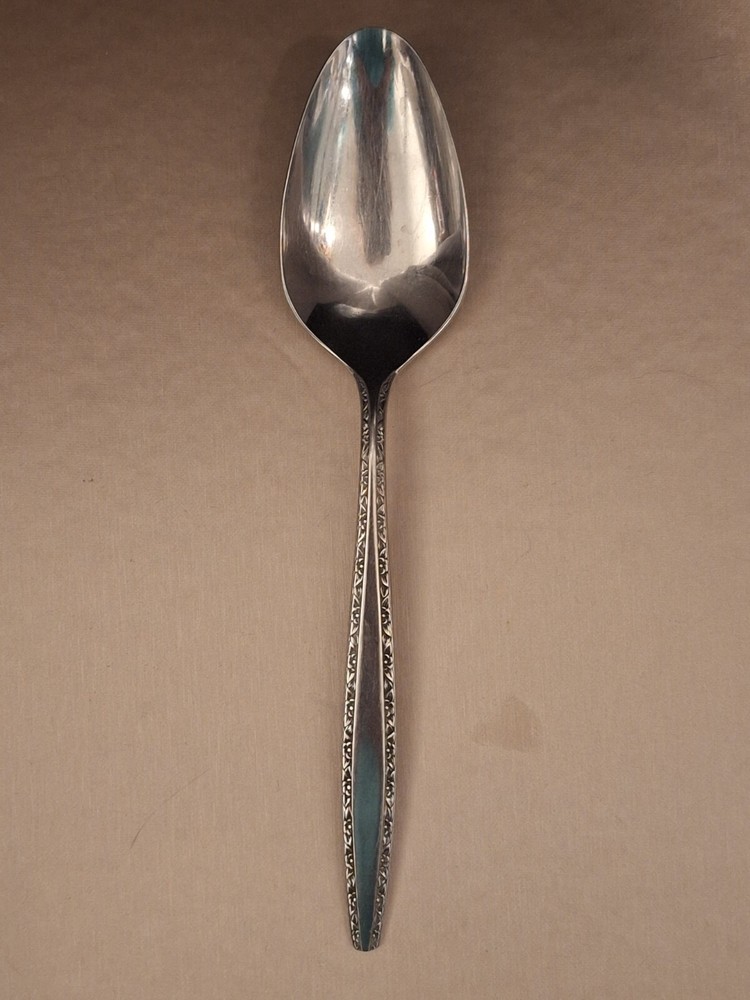 FASCINATION International Decorator Stainless Solid Serving Spoon 8 1/4"
