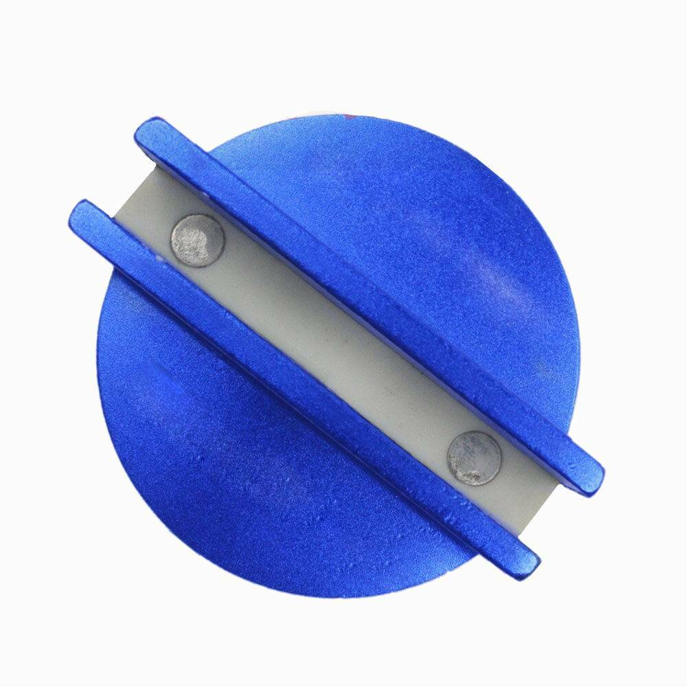 2X Blue Universal Jack Disk Pad Adapter Aluminium Pinch Weld Side JackPad