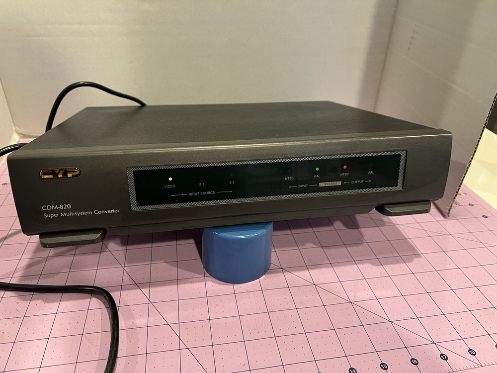 HTF CYP CDM-820 CDM820 Digital Video Super Multi System Converter PAL NTSC WORKS