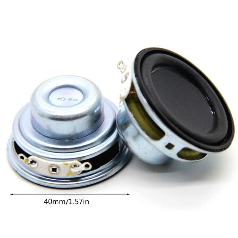 Durable & Practical 40mm Internal Speaker 4ohm 5W Loudspeaker for DIY