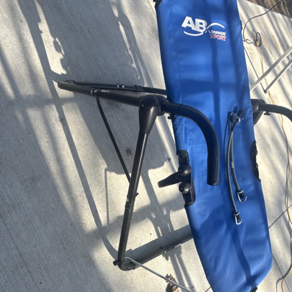 AB Lounge Sport Foldable Arm Support Abdominal Exerciser Blue