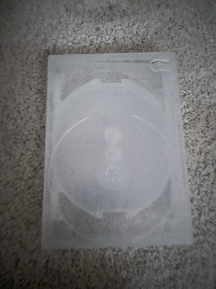 Clear Empty DVD Case Multi Disc Capacity Holds 14 Discs Used
