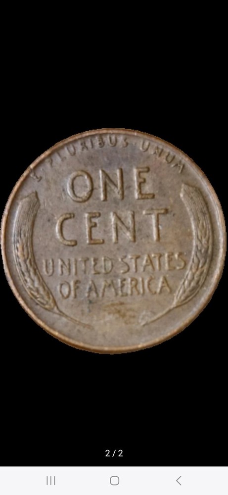 1952 D Wheat Penny Unique Error