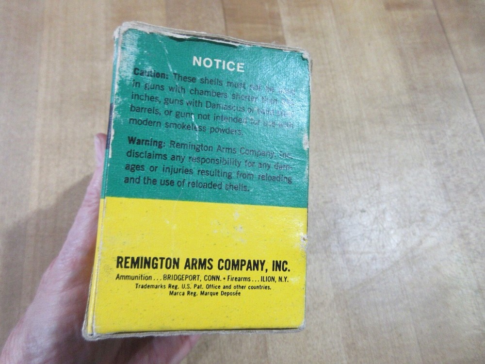 Empty Shotshell box Remington Magnum Express 20 Ga (ew)