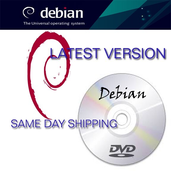 Debain Linux 2022 DVD Installer Latest Version SAME DAY SHIPPING USA