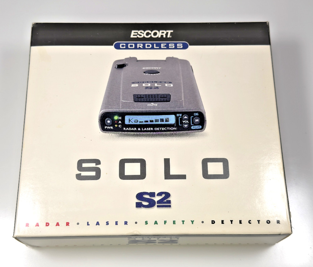 Escort SOLO S2 Cordless Radar Detector