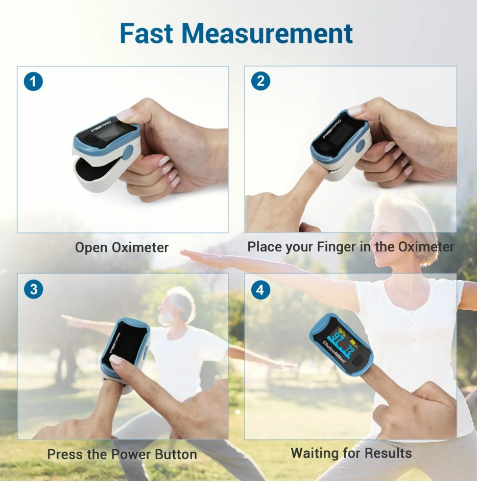 ChoiceMMed Pulse Oximeter EZ Read Dependable new condition, Authentic
