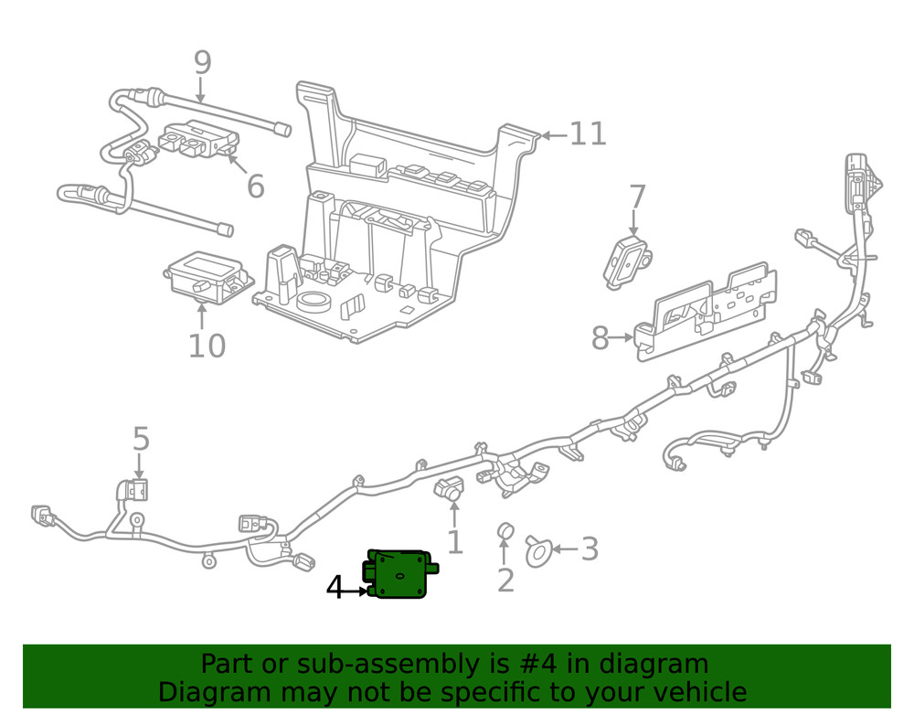 Genuine GM Object Sensor 85530065